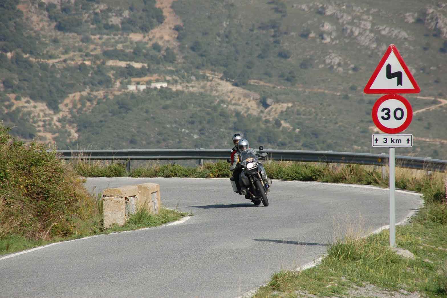 motorcycle tour in spain