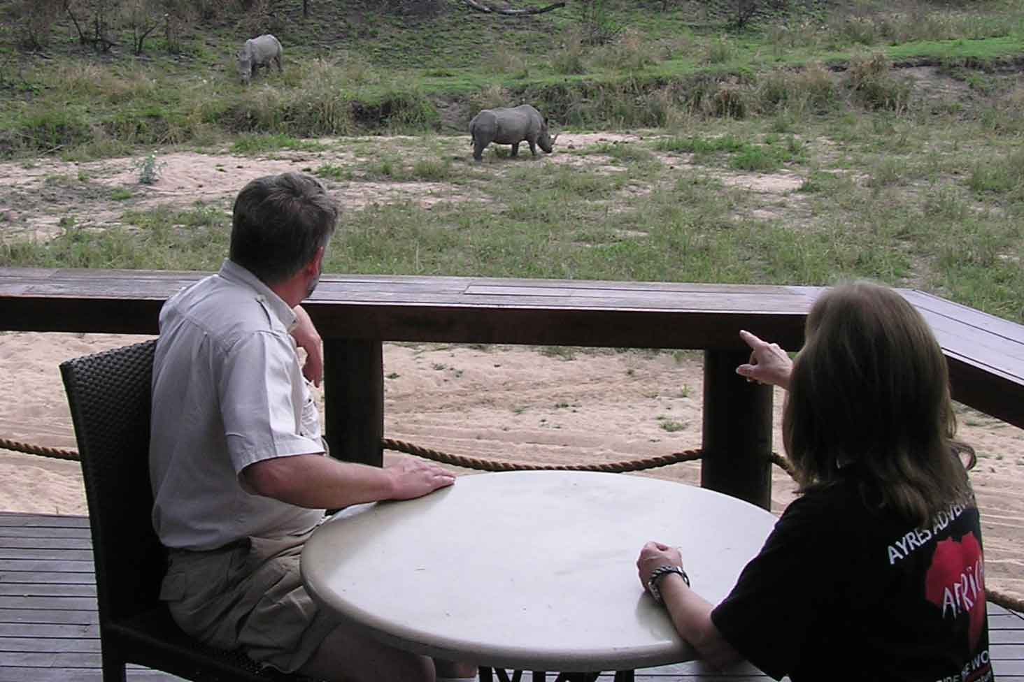 From the balcony of our lodge - Jock Safari Lodge - Kruger National Park