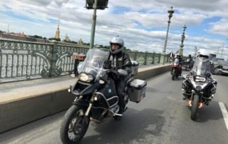 North Pole Motorcycle Tour day 3, Riding in St. Petersburg