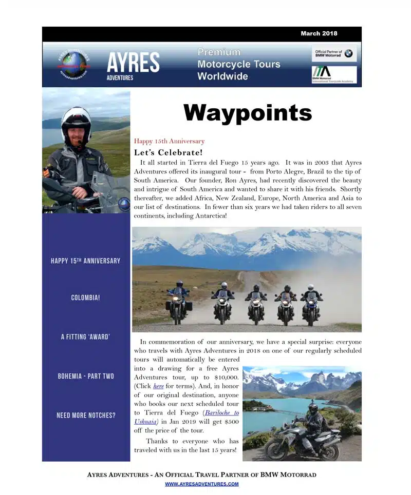 Waypoints March 2018