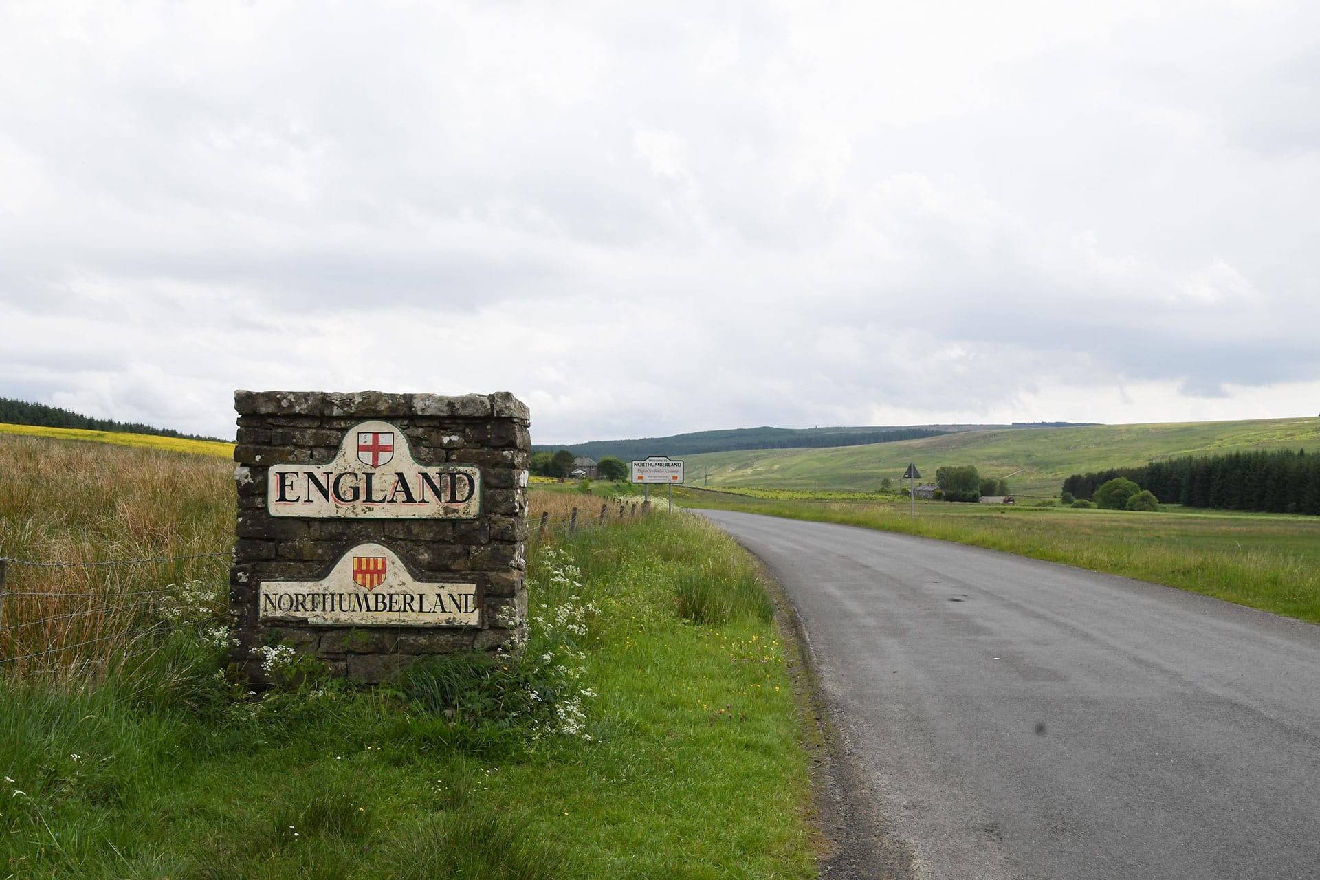 Scotland Motorcycle Tour, Day 2 - Arriving in Northumberland