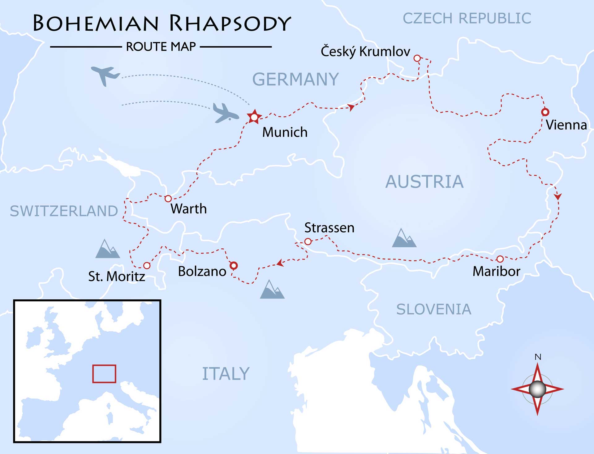 Bohemian Rhapsody Map