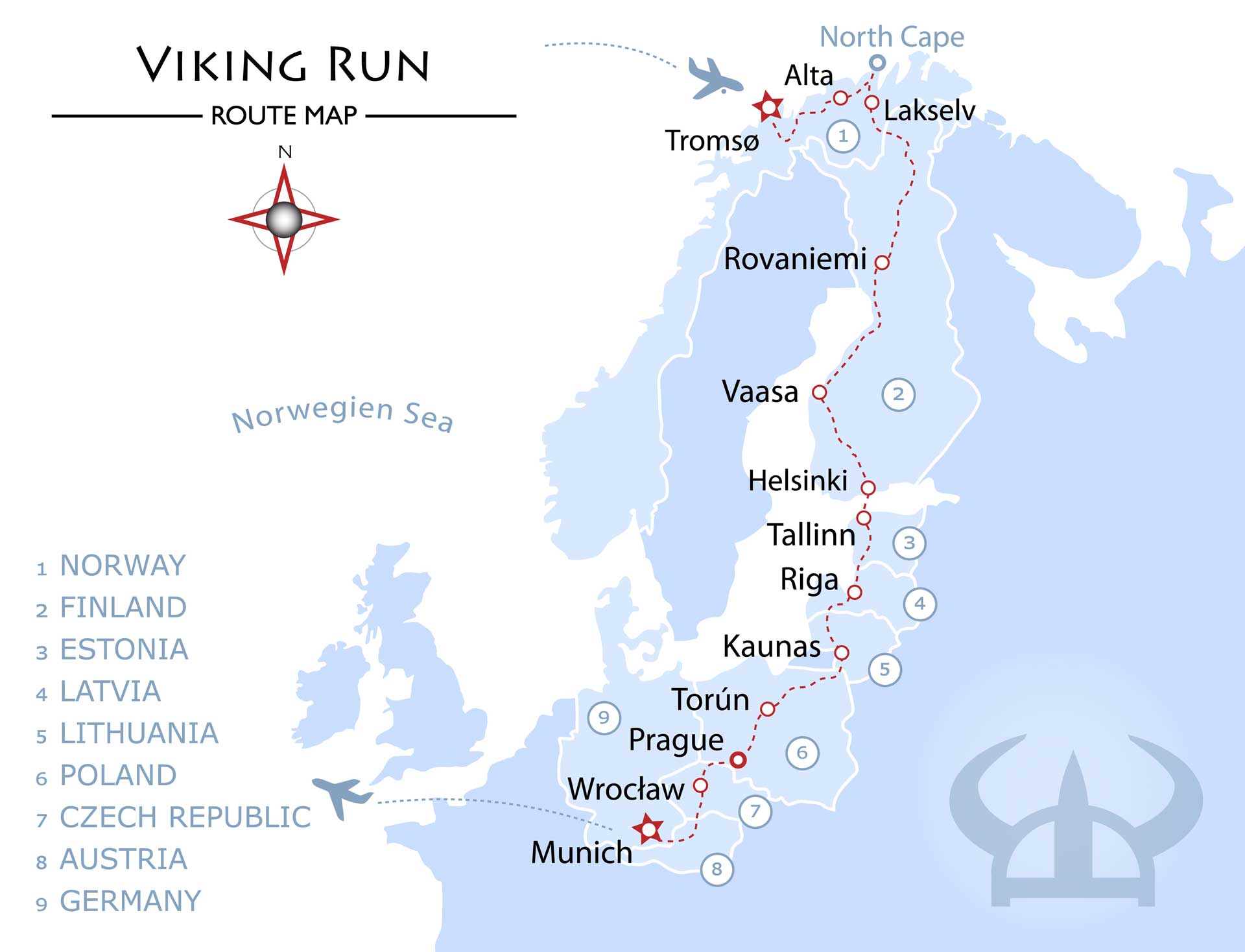 Viking Run Map